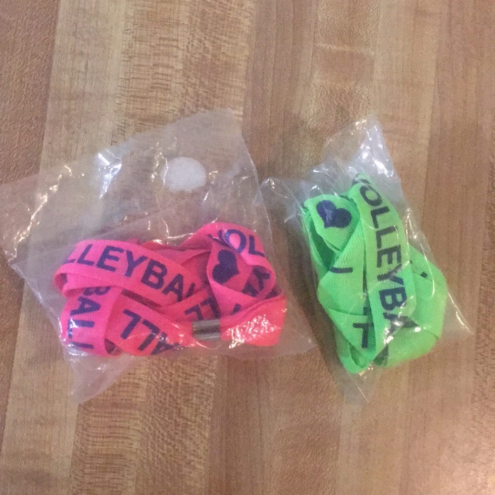 BOGO Set of two. I love volleyball landyards